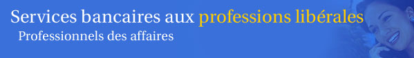 Services financiers � l'intention des professionnels