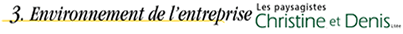 3. Environnement de lentreprise