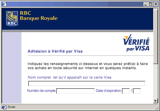 D&eacute;mo d'enregistrement : &Eacute;tape 1 de 4