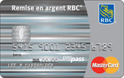Carte Remise en argent MasterCard&Dagger;