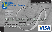 Visa* Platine Privil�ge RBC Banque Royale