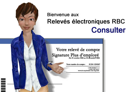 Bienvenue aux Relevs lectroniques RBC  Consulter