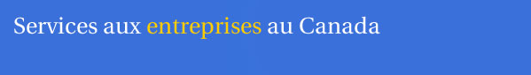 Services aux entreprises au Canada