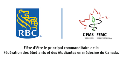 RBC | FEMC. Fi&egrave;re d'&ecirc;tre le principal commanditaire de la F&eacute;d&eacute;ration des &eacute;tudiantes en m&eacute;decine du Canada.