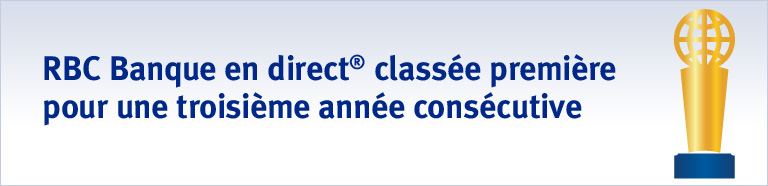 RBC Banque en direct® classée première pour une troisième année consécutive