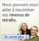 Nous pouvons vous aider &agrave; maximiser vos revenus de retraite. En savoir plus &rsaquo; 