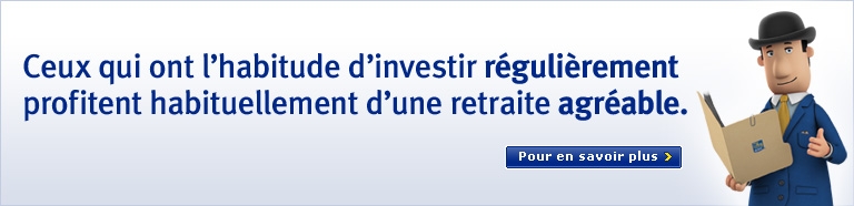 Ceux qui ont l'habitude d'investir r&eacute;guli&egrave;rement profitent habituellement d'une retraite agr&eacute;able. Pour en savoir plus >