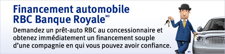 Demandez un prêt-auto RBC au concessionnaire et obtenez immédiatement un financement souple d’une compagnie en qui vous pouvez avoir confiance.