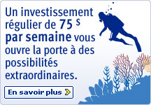 Un investissement régulier de 75 $ par semaine vous ouvre la porte à des possibilités extraordinaires. En savoir plus